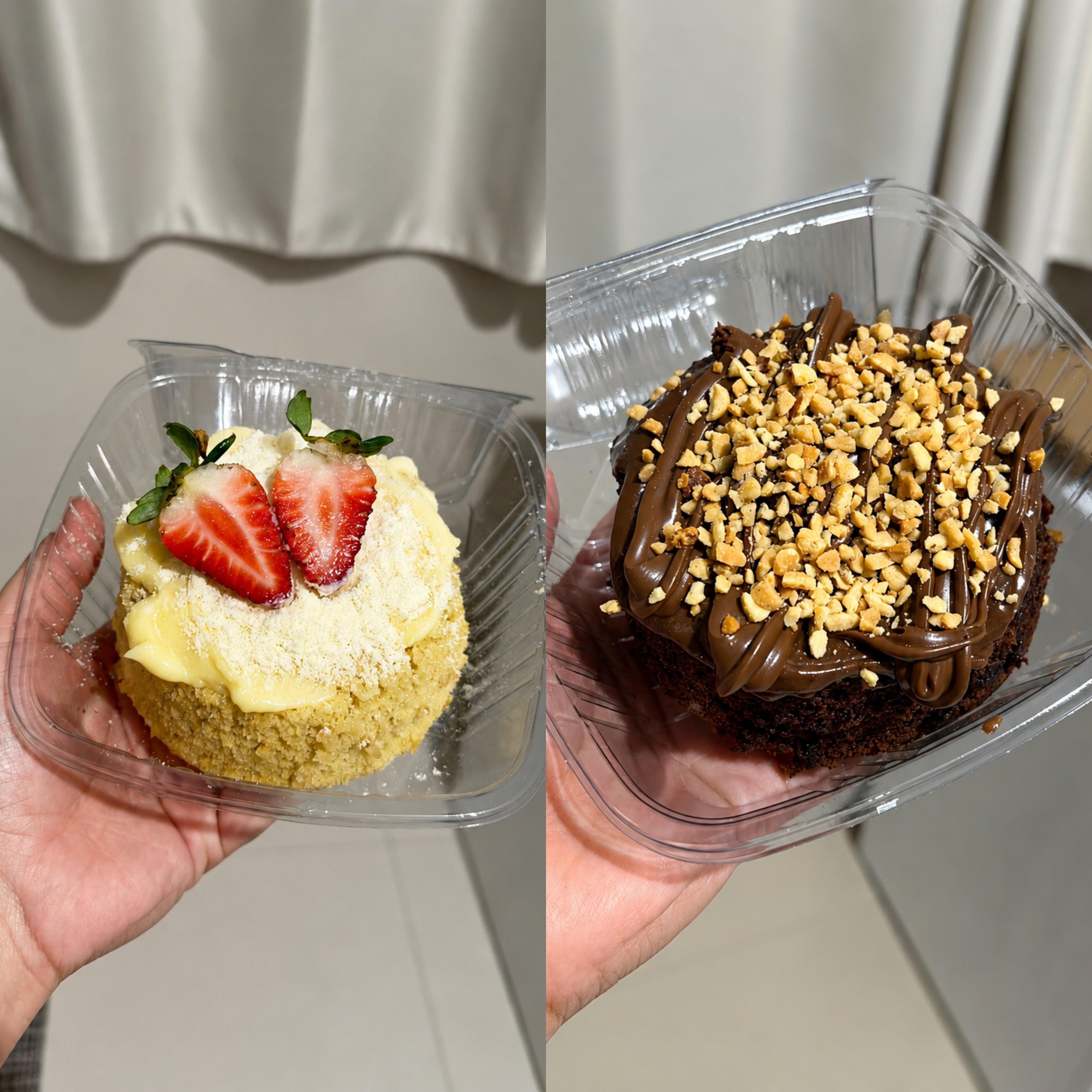 Mini Bolo Vulcão
