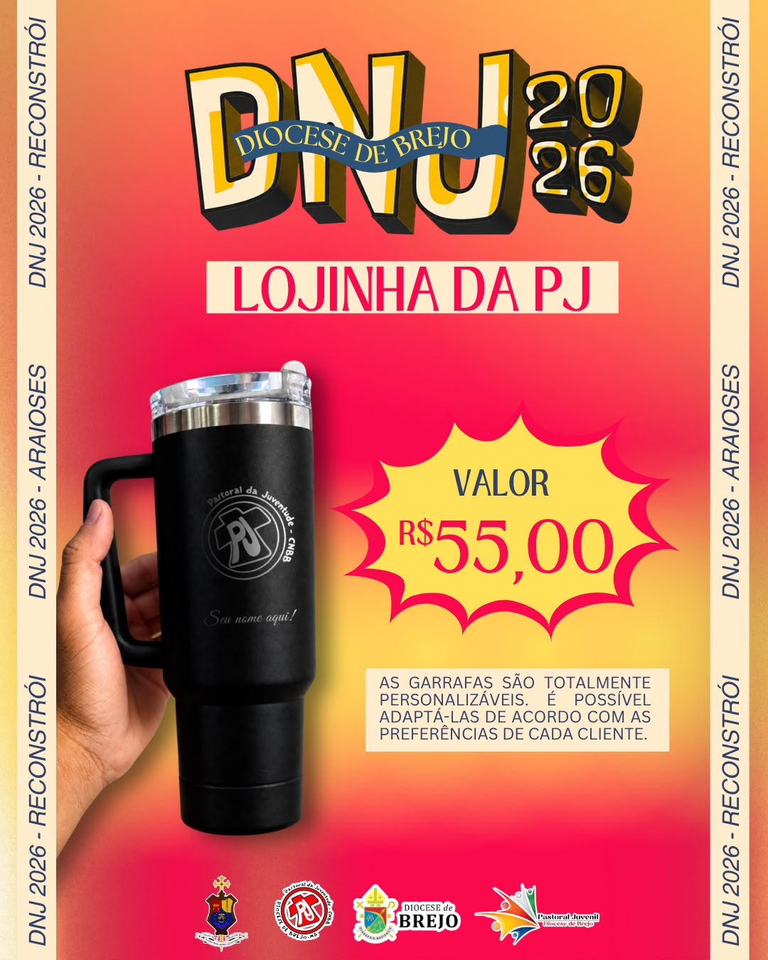 Copo com alça