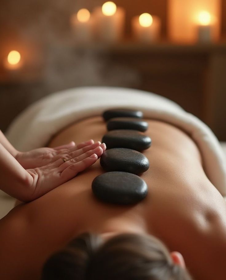 Massagem com Pedras Quentes