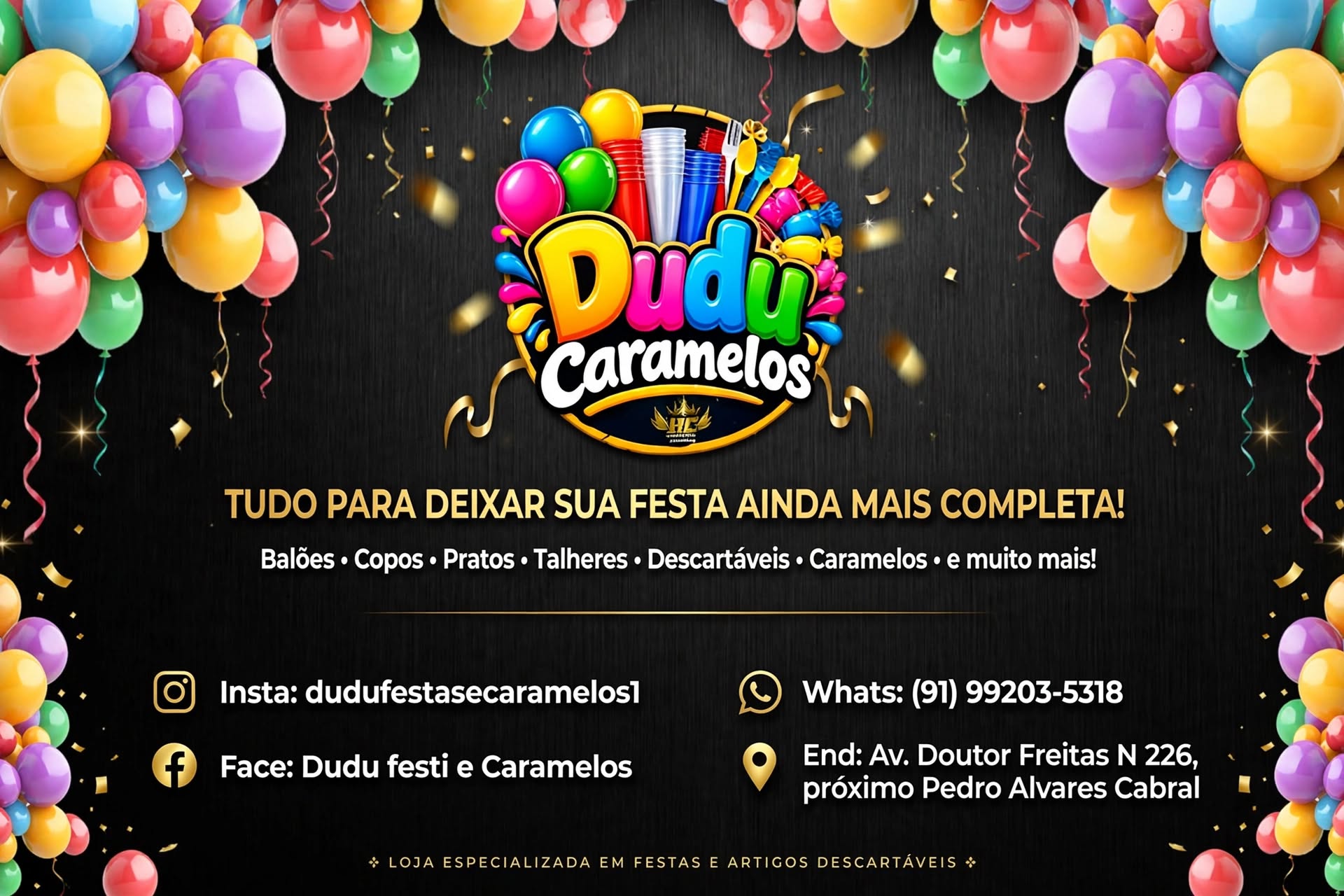 Logo de Dudu Festas s Caramelos