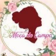 Logo de floricultura moça do campo